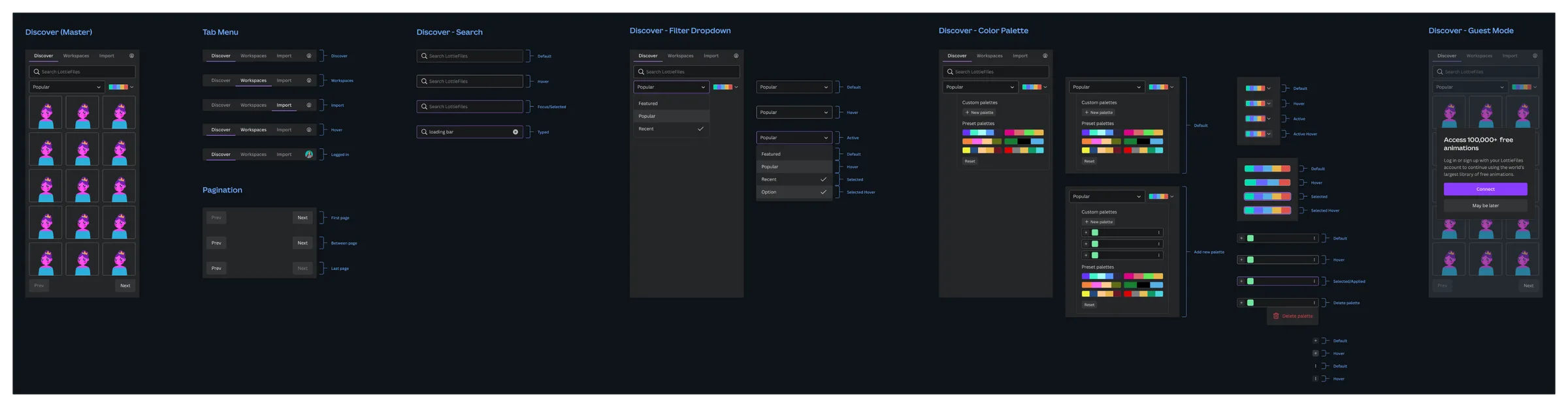 LottieFiles Motion System Plugins screen