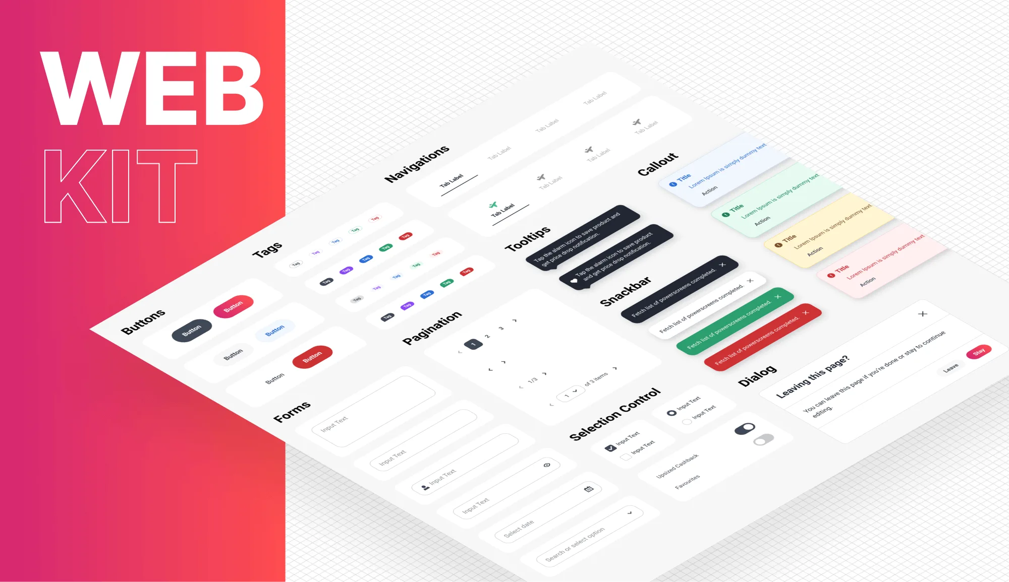 ShopBack App Design System screen